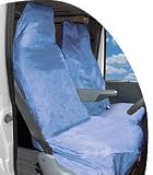 Review Streetwize  / Van Universal Heavy Duty Set of Front Seat Protectors - Navy Blue