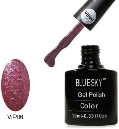 Bluesky Soak Off UV LED Gel Nail Polish WOW GORGEOUS NEW COLORS! 10ml VIP06