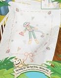 Janlynn Baby Monkey Quilt Stamped Cross Stitch Kit 34X43 23-0525, 1 Item(s)/Order