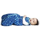 Baby deedee Sleep Nest Tee Baby Sleeping Bag- Playful Whales-Medium