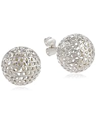 14k Gold Cut-Out Ball Stud Earrings