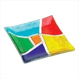 Art Glass Plate Combo Set of Three