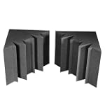Auralex MEGALENCHA MegaLENRD Bass Traps in Charcoal 2- 24x24x34 Triangular Traps Per Box