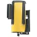 Accuform Signs PRB823RD Blockade Woven Polyester Wall-Mount Retractable Belt Tape Barrier, 2" Width, Yellow Case/Red Belt Tape