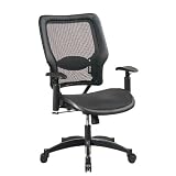 SPACE Collection: Professional Matrex Back and Seat Ergonomic Chair with Adjustable Arms and Gunmetal Finish Base