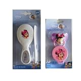 Disney Baby Minnie Mouse Brush & Comb Set, Pacifier / Soother with Holder