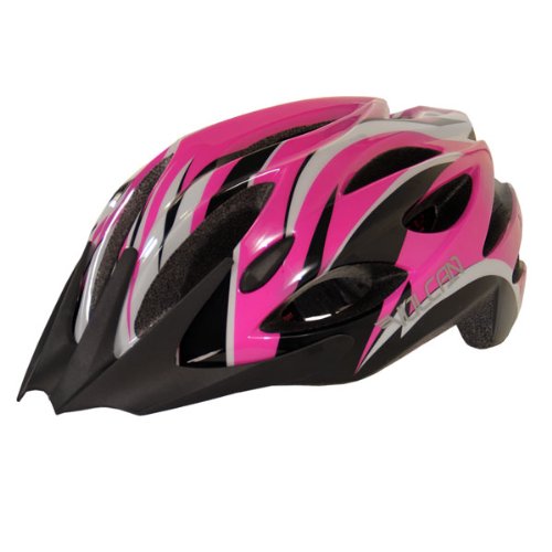 Vulcan Premium Multi Sport Pink/White Bicycle Helmet - Medium-Large