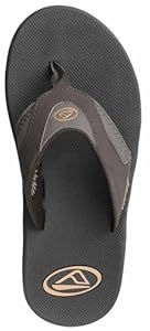 Reef Men's Fanning Sandal, Brown/Gum, 11 M US