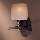 Minka Lavery Lights 6181-357 1LT Bathroom Lighting - Iron Oxide Raiden Contemporary Indoor Light