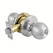 Master Lock BLC0332D34ULP Commercial Cylindrical Lockset, Ball Knob, Privacy, Satin Chrome Finish