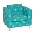 Kid's Modern Polka Dot Chair - Turquoise