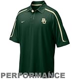 Nike Baylor Bears Green Hook & Lateral Dri-FIT Performance Polo