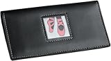 Ballet Slippers Check Book Cover