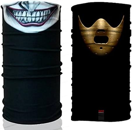 Joker and Iron Mask Uv Protection Fishing Buff Mask Scarf Bandana Headband Headwear bms1107 Headface Biker Bb Gun Fishing Angler Extreme Motocross
