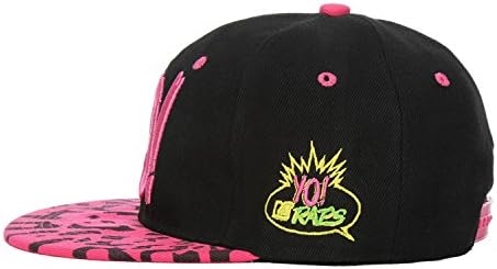 Sofair Women's Yo! Sewing Baseball Hip Hop Cap Adjustable Snapback Pink