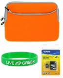 MSI Wind U120 10-Inch Netbook Neorpene Sleeve Case and 4 GB Micro SDHC Memord Card
