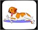 Kitchen & Housewares : Decorated Mouse Pad with dog, playful, wrench
