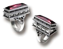 Pope Alexander's Poison Casket Ring - Alchemy Gothic Pewter Ring