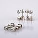 Flammi Stainless Steel Bright Stylish Fashion LED Earrings Glowing Diamond Crown Shaped Ear Studs (Pair, Dazzle)