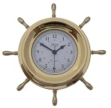 Weems & Plath Ship's Wheel Collection Bell Clock