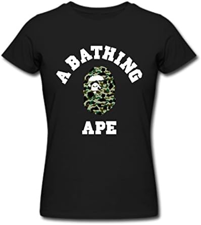 Dae Pak Black Bespoke Bathing APE Green Come Women's T-Shirt Small