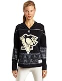 NHL Women's Pittsburgh Penguins Fair Isle Fashion Jersey (Black, Medium)