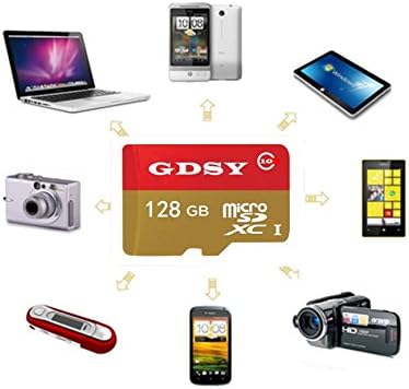 GDSY 128GB Micro SD SDXC TF Memory Card High Speed Class 10 with Micro SD Adapter