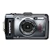 Olympus TG-1 Digitalkamera (12 Megapixel CMOS-Sensor, 4-fach opt. Zoom, 7,6 cm (3 Zoll) OLED-Display, F2,0 Objektiv, GPS, wasserdicht bis 12 m, k�lteresistent, staub-, sto� und bruchgesch�tzt) silber