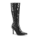 PLEASER Funtasma by Pleaser Womens LUST-2001 Shoes Knee High Boots All Over Sequins G...