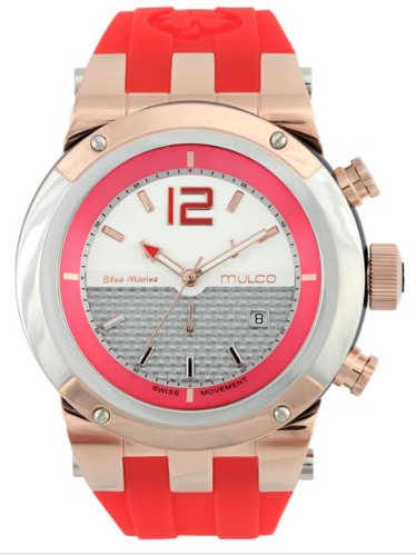 MULCO Unisex MW5-1621-061 Analog Display Swiss Quartz Red Watch