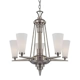 Avery Chandelier in Brushed Pewter