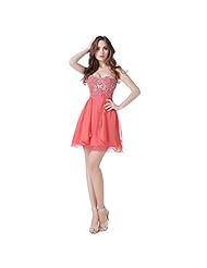 Strapless Halter Beaded Chiffon Bridesmaid Dress/Mini Dress 