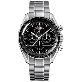 Omega Watches- Omega Speedmaster Mechanical Chronograph Moon Phase by Omega