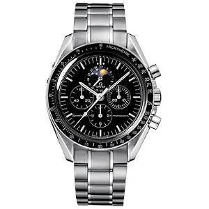 Omega Watches- Omega Speedmaster Mechanical Chronograph Moon Phase