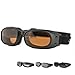 Bobster Piston Motorcycle Goggles Amber