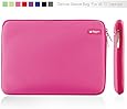 iBenzer - Deluxe Laptop Sleeve Bag Cover Case For all 15-inch laptop computers - Macbook Pro 15'' / Macbook Pro retina display 15'' (Pink BH-MP15PK)