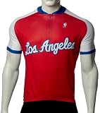 NBA Los Angeles Clippers Men'S Cycling Jersey, Red, X-Large