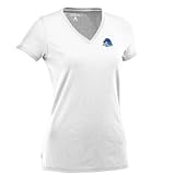 NCAA Women's Boise State Broncos Dream V-Neck Tee (White, Large)