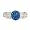 Sterling Silver Titanium Druzy Ring by Sajen, Size 10
