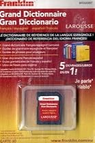 Franklin Bookman SD (BFE-500857) Larousse Grand Dictionnaire Francais / Espagnol, 1 SD-Karte F&uuml;r BOOKMAN SD, Handhelds mit Palm, Windows mobile, Symbian OS und SD-Slot