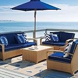 Cayman Sofa Navy Frontgate, Navy,Patio Furniture 41bo6kfNRGL. SL160 Cayman Sofa Navy Frontgate, Navy,Patio Furniture
