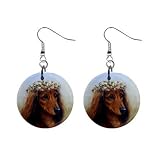 Victorian Flower Girl Earrings Limited Edition Art Jewelry