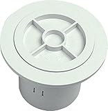 ワールド PC(ABS樹脂製)ロングクーラーキャップφ75mm シルバーグレー WPCL-75SG