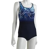 Speedo Women's Aquatic Endurance+ Polyester Atlantic Spa Border Print Ultraback Swimsuit at Speedo