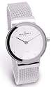 Skagen Women's Silver Dial Mesh Bracelet Watch #358SSSD