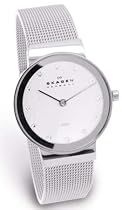 Skagen Women's Silver Dial Mesh Bracelet Watch #358SSSD