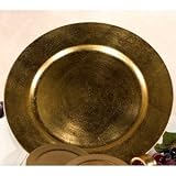 CLASSIC GOLD CHARGERS - CLASSIC GOLD CHARGERS, SET OF 4