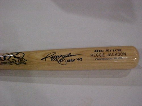 REGGIE JACKSON AUTOGRAPHED HAND SIGNED FULL SIZE RAWLINGS BAT - NEW YORK YANKEES
