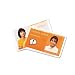 Heatseal ID badge unpunched laminating pouches