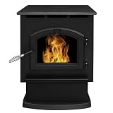 Pleasant Hearth Large 50000 BTU's Pellet Stove with 80-Pound Hopper